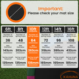 Darrahopens Sports & Fitness > Trampolines > Trampolines & Accessories Kahuna 10ft Replacement Trampoline Safety Pad Cover and Jumping Spring Mat - Orange