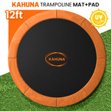Darrahopens Sports & Fitness > Trampolines > Trampolines & Accessories Kahuna 12ft Replacement Trampoline Safety Pad Cover and Jumping Spring Mat - Orange