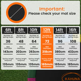 Darrahopens Sports & Fitness > Trampolines > Trampolines & Accessories Kahuna 12ft Replacement Trampoline Safety Pad Cover and Jumping Spring Mat - Orange
