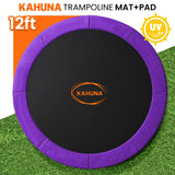 Darrahopens Sports & Fitness > Trampolines > Trampolines & Accessories Kahuna 12ft Replacement Trampoline Safety Pad Cover and Jumping Spring Mat - Purple