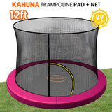 Darrahopens Sports & Fitness > Trampolines > Trampolines & Accessories Kahuna 12ft Trampoline Pad and Net - Pink
