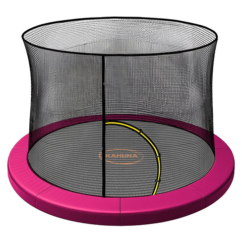 Darrahopens Sports & Fitness > Trampolines > Trampolines & Accessories Kahuna 12ft Trampoline Pad and Net - Pink