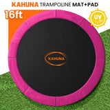 Darrahopens Sports & Fitness > Trampolines > Trampolines & Accessories Kahuna 16ft Replacement Trampoline Safety Pad Cover and Jumping Spring Mat - Pink