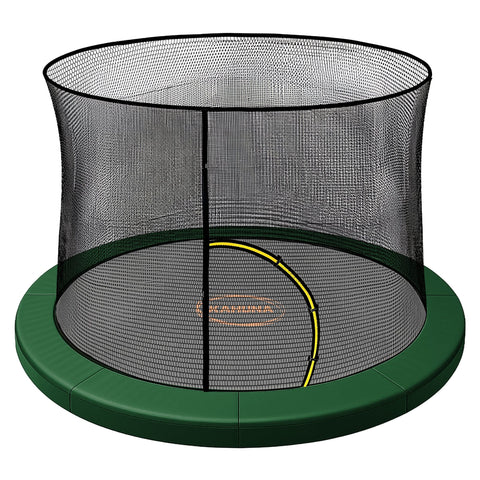 Darrahopens Sports & Fitness > Trampolines > Trampolines & Accessories Kahuna 16ft Trampoline Pad and Net - Green