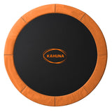Darrahopens Sports & Fitness > Trampolines > Trampolines & Accessories Kahuna 6ft Trampoline Replacememnt Safety Pad Cover and Spring Jumping Bounce Mat Orange