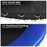 Darrahopens Sports & Fitness > Trampolines > Trampolines & Accessories Kahuna 8ft Replacement Trampoline Safety Pad Cover and Jumping Spring Mat - Blue
