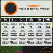 Darrahopens Sports & Fitness > Trampolines > Trampolines & Accessories Kahuna 8ft Replacement Trampoline Safety Pad Cover and Jumping Spring Mat - Rainbow