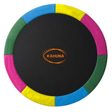 Darrahopens Sports & Fitness > Trampolines > Trampolines & Accessories Kahuna 8ft Replacement Trampoline Safety Pad Cover and Jumping Spring Mat - Rainbow