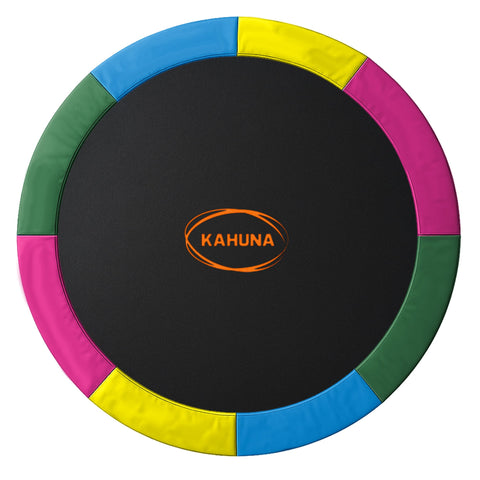 Darrahopens Sports & Fitness > Trampolines > Trampolines & Accessories Kahuna 8ft Replacement Trampoline Safety Pad Cover and Jumping Spring Mat - Rainbow