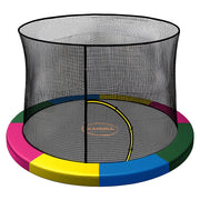 Darrahopens Sports & Fitness > Trampolines > Trampolines & Accessories Kahuna 8ft Trampoline Pad and Net - Rainbow