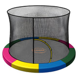 Darrahopens Sports & Fitness > Trampolines > Trampolines & Accessories Kahuna 8ft Trampoline Pad and Net - Rainbow