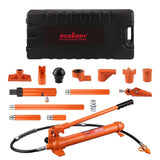 Darrahopens Tools 12T Porta Power Kit Hydraulic Ram Pump Oil Hose Automotive Body Repair Tool