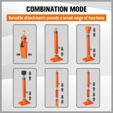 Darrahopens Tools 12T Porta Power Kit Hydraulic Ram Pump Oil Hose Automotive Body Repair Tool