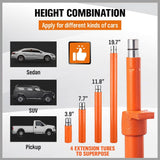 Darrahopens Tools 12T Porta Power Kit Hydraulic Ram Pump Oil Hose Automotive Body Repair Tool