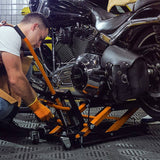 Darrahopens Tools 1500LBS Motorcycle Hydraulic Pump Scissor Jack ATV UTV Heavy Duty Portable