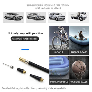 Darrahopens Tools > Air Compressor > Air Compressors 150PSI 12V Car Air Compressor Portable Tyre Deflator Inflator Pump 4WD Car Truck RED CASE