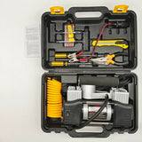 Darrahopens Tools > Air Compressor > Air Compressors 150PSI 12V Car Air Compressor Portable Tyre Deflator Inflator Pump 4WD Car Truck RED CASE