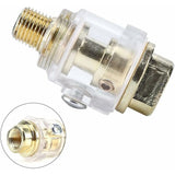 Darrahopens Tools > Air Compressor > Air Compressors Accessories 1/4'' Bsp Mini In-Line Oil Lubricator Air Tool Oil Lubricator Oiler Compressor Hose Automatic Lubrication For Pneumatic