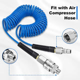 Darrahopens Tools > Air Compressor > Air Compressors Accessories 1/4" Bsp Pneumatic Quick Connector, 10 Pieces European Air Compressor Fitting, Compressor Connector For Pneumatic Hose