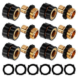 Darrahopens Tools > Air Compressor > Air Compressors Accessories 3/4 Inch Garden Hose Quick Connect - Universal Brass Fitting for Fast Hose Connection