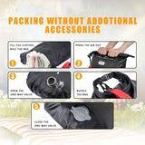 Darrahopens Tools > Air Compressor > Air Compressors Accessories Black inflatable dry bag set, 25L dry bag, waterproof travel bag, inflatable waterproof bag, outdoor dry bag, camping gear, beach essentials, Australia travel accessories, water sports bag, dry bag 25 litre, cushioning dry bag, hiking bag