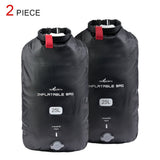 Darrahopens Tools > Air Compressor > Air Compressors Accessories Black inflatable dry bag set, 25L dry bag, waterproof travel bag, inflatable waterproof bag, outdoor dry bag, camping gear, beach essentials, Australia travel accessories, water sports bag, dry bag 25 litre, cushioning dry bag, hiking bag