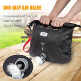 Darrahopens Tools > Air Compressor > Air Compressors Accessories Black inflatable dry bag set, 25L dry bag, waterproof travel bag, inflatable waterproof bag, outdoor dry bag, camping gear, beach essentials, Australia travel accessories, water sports bag, dry bag 25 litre, cushioning dry bag, hiking bag