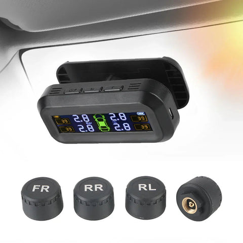 Darrahopens Tools > Air Compressor > Air Compressors Wireless Tire Pressure Monitoring  Solar And USB Charging