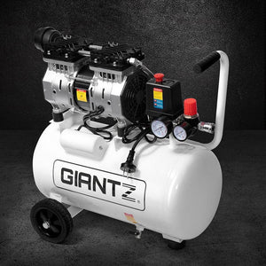Darrahopens Tools > Air Compressor Giantz 24L Air Compressor 40 L/min 115psi Oil-Free Electric Portable Inflator