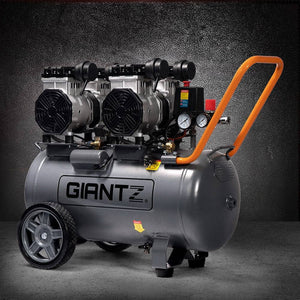 Darrahopens Tools > Air Compressor Giantz 50L Air Compressor 3.0HP Oil-Free Quiet Electric Portable Air Inflator
