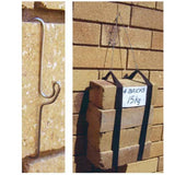 Darrahopens Tools > Industrial Tools 5 Pack 120mm (4.7") Brick Hooks - Wall Crab Clips Hangers For Pictures Plants