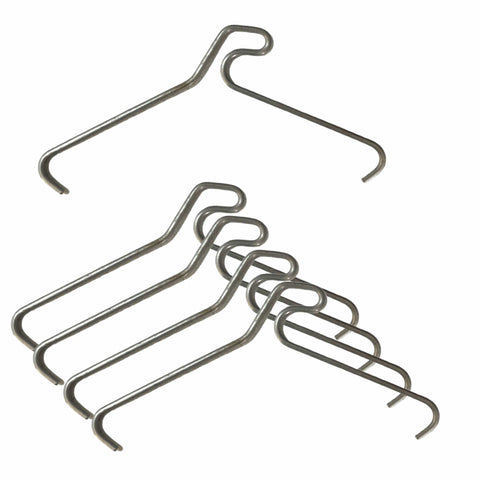 Darrahopens Tools > Industrial Tools 5 Pack 76mm (3") Brick Hooks - Wall Clips Hangers For Pictures Pot Plants