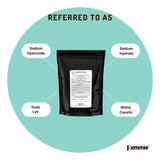 Darrahopens Tools > Industrial Tools 5Kg Caustic Soda Pearls Food Grade Sodium Hydroxide Lye NaOH Soap Making Beads