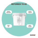 Darrahopens Tools > Industrial Tools 5Kg Caustic Soda Pearls Tub Food Grade Sodium Hydroxide Lye NaOH Soap Making