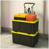 Darrahopens Tools > Industrial Tools > Ladders & Scaffolding Black 4 In 1 Folding Toe Plate Hand Truck for Heavy Loads, Aluminium and Steel Hybrid In Australia - Darrahopens