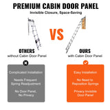 Darrahopens Tools > Industrial Tools > Ladders & Scaffolding VEVOR Attic Ladder Telescoping, 158.76kg Capacity, 100cm x 59.94cm,Multi-Purpose Aluminium Extension, Lightweight and Portable,Fits298.7cm-320.04cmCeilingHeights,Convenient Access to Your Attic Standa