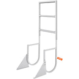 Darrahopens Tools > Industrial Tools > Ladders & Scaffolding VEVOR Dock Ladder, Flip-Up 3 Steps, 159 kg Load Capacity, Aluminum Alloy Pontoon Boat Ladder with 50.8 mm Wide Step & Nonslip Rubber Mat, Easy to Install for Ship/Lake/Pool/Marine Boarding