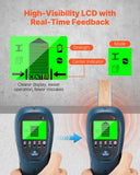 Darrahopens Tools > Industrial Tools > Ladders & Scaffolding VEVOR Stud Finder Wall Scanner, 5 in 1, Electronic Wall Stud Detector with Smart Sensor, High-Definition LCD Display and Audio Alarm, for the Center and Edge of Metal, AC Wire, Joists, Pipes, Blue