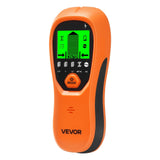 Darrahopens Tools > Industrial Tools > Ladders & Scaffolding VEVOR Stud Finder Wall Scanner, 5 in 1, Electronic Wall Stud Detector with Smart Sensor, High-Definition LCD Display and Audio Alarm, for the Center and Edge of Metal, AC Wire, Joists, Pipes, Orange