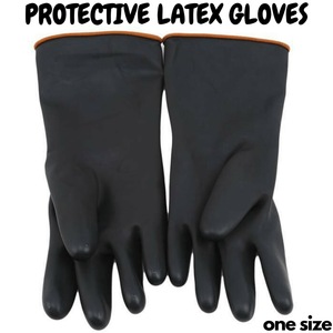 Darrahopens Tools > Industrial Tools Latex Gloves Rubber PPE Industrial Anti Chemical Acid Heavy Duty