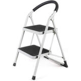 Darrahopens Tools > Industrial Tools > Lifts & Hoists Folding Portable Multi Step Ladder with Handrail Household A Type Iron Ladder