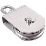 Darrahopens Tools > Industrial Tools > Lifts & Hoists Heavy Duty 304 Stainless Steel Single Wheel Swivel Lifting Rope Block, M100 Model 1000kg Load Capacity