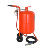 Darrahopens Tools > Industrial Tools > Lifts & Hoists VEVOR 20 Gallon Sand Blaster, 60-110 PSI High Pressure Sandblaster, Portable Abrasive Blasting Tank, Air Sand Blasting Kit with 4 Ceramic Nozzles and Oil-Water Separator for Paint, Stain, Rust Removal