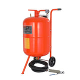 Darrahopens Tools > Industrial Tools > Lifts & Hoists VEVOR 20 Gallon Sand Blaster, 60-110 PSI High Pressure Sandblaster, Portable Abrasive Blasting Tank, Air Sand Blasting Kit with 4 Ceramic Nozzles and Oil-Water Separator for Paint, Stain, Rust Removal