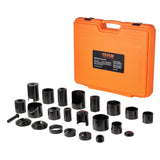 Darrahopens Tools > Industrial Tools > Lifts & Hoists VEVOR Ball Joint Press Kit, 25 pcsTool Kit, C-press Ball joint Remove and Install Tools, for Most 2WD and 4WD Cars, Heavy Duty Ball Joint Repair Kit for Automotive Repairing