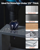 Darrahopens Tools > Industrial Tools > Lifts & Hoists VEVOR Step Drill Bit, 4.76 to 34.93 mm, 9.53 mm Triangular Shank, TiAlN Coating Cobalt High Speed Steel, Four Spiral Flute Step Bit for Metal, Stainless Steel, Aluminum, Wood, Plastic, Fiberglass