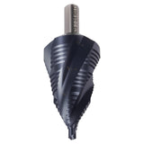 Darrahopens Tools > Industrial Tools > Lifts & Hoists VEVOR Step Drill Bit, 4.76 to 34.93 mm, 9.53 mm Triangular Shank, TiAlN Coating Cobalt High Speed Steel, Four Spiral Flute Step Bit for Metal, Stainless Steel, Aluminum, Wood, Plastic, Fiberglass