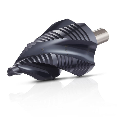 Darrahopens Tools > Industrial Tools > Lifts & Hoists VEVOR Step Drill Bit, 4.76 to 34.93 mm, 9.53 mm Triangular Shank, TiAlN Coating Cobalt High Speed Steel, Four Spiral Flute Step Bit for Metal, Stainless Steel, Aluminum, Wood, Plastic, Fiberglass
