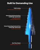Darrahopens Tools > Industrial Tools > Lifts & Hoists VEVOR Step Drill Bit Set, 3.2 - 22.2 mm, 3 Pieces Step Drill Bits, 6.35 mm Hex Shank, TiAlN Coating Cobalt HSS High Speed Steel, for Metal, Stainless Steel, Aluminum, Wood, Plastic, Fiberglass