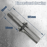 Darrahopens Tools > Industrial Tools > Masonry Tools Stone Wedge Molds 18mm 5-Pack for Stone Cracking